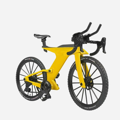 Collectible Alloy Simulation Mountain Bike Model with Front and Rear Suspension