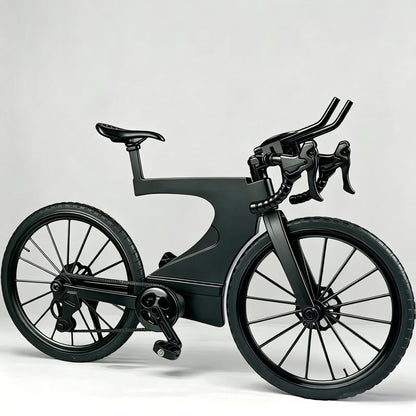 Collectible Alloy Simulation Mountain Bike Model with Front and Rear Suspension