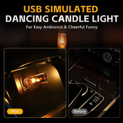 🔥USB lamp with realistic flame