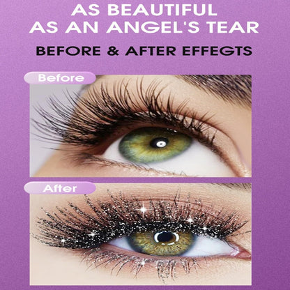 Glittrande Kristalldiamantfärgad Glittermascara