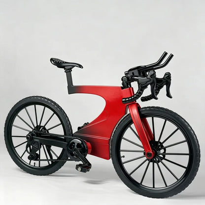 Collectible Alloy Simulation Mountain Bike Model with Front and Rear Suspension