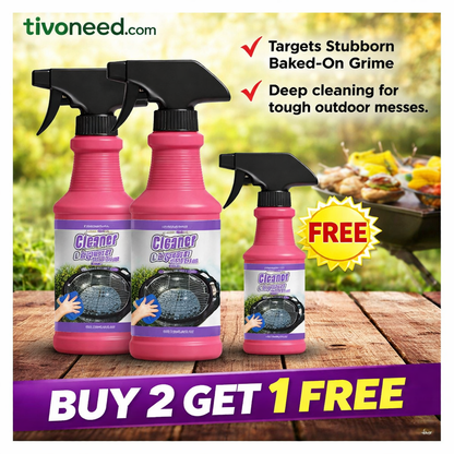⏳LAST DAY OF THE SALE – BUY 2, GET 1 FREE!!🌟Fast-acting, powerful degreasing spray for grills
