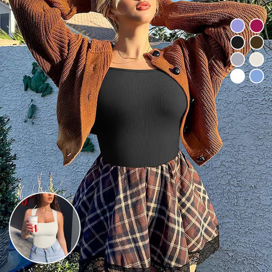 🔥SIST DAY 49% OFF🔥✨Ärmlös Tummy Control Tank Tops Bodysuits