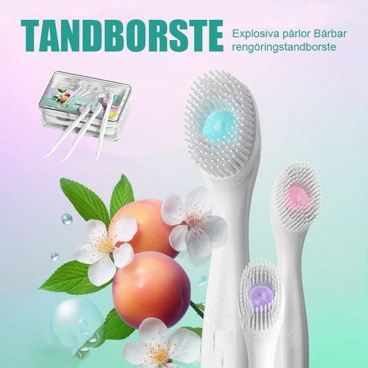 Explosive Beads Portable Cleaning Tandborste 💧✨