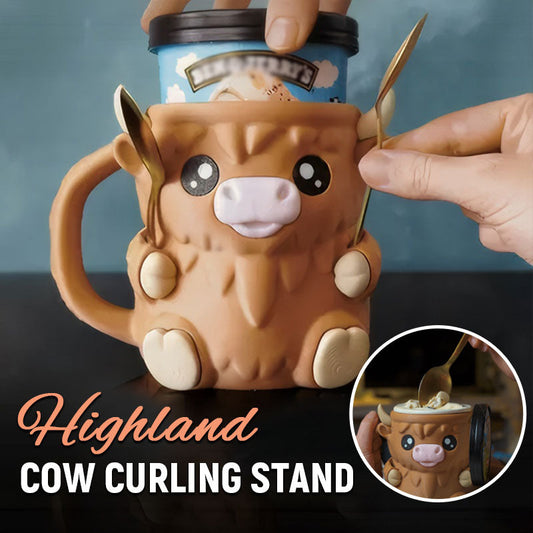 Ferdinand Highland Cow glassbehållare