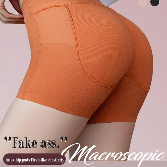 ✨Nyårsförsäljning - Latex Fake Buttocks Square Angle Lingerie