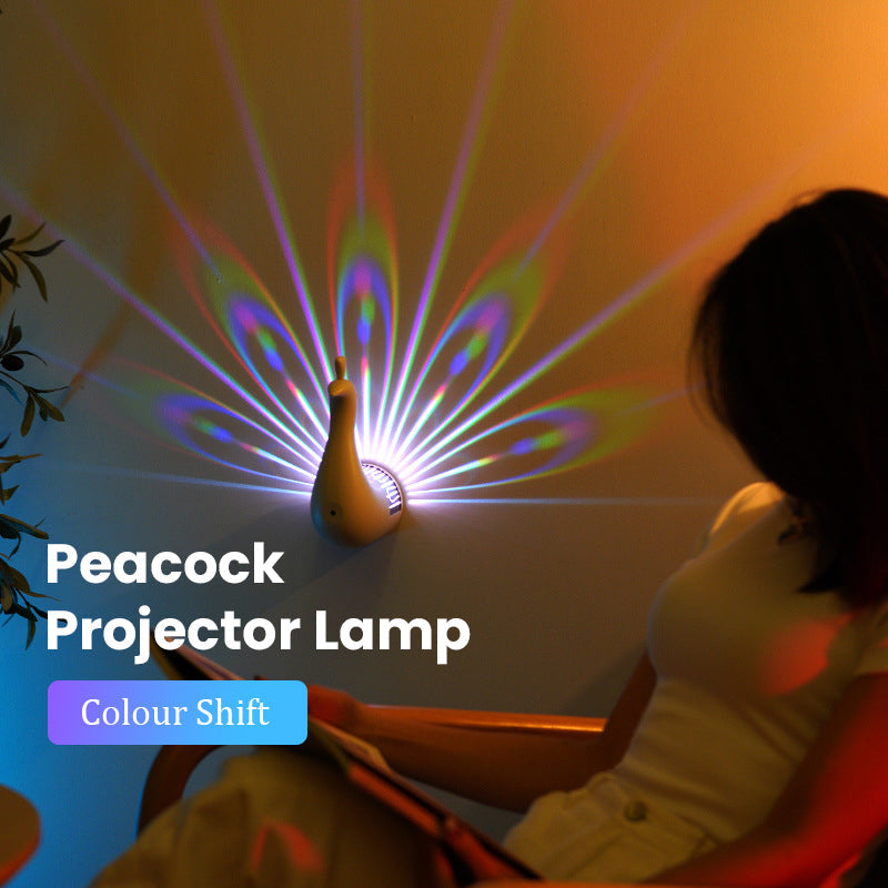 Påfågel projektorlampa