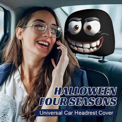 Halloween Universal Car Headrest Cover (Four Seasons)