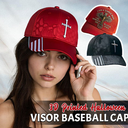 Jesus kors med 3 spikar och törnen broderat justerbart hat