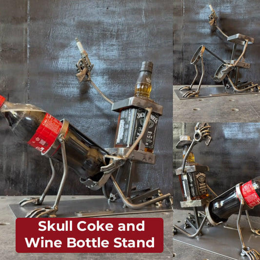 Skull Cola- och vinflaskstäl