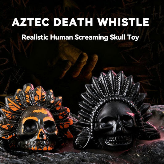 Aztec Death Whistle – Realistisk leksak i form av en skrikande människoskalle