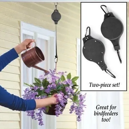 🌳 Utdragbar lyftkorg Trädgårdskrok