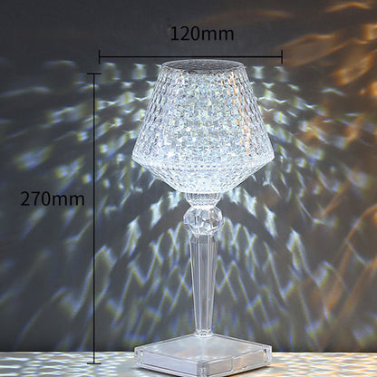 Kristall Bordslampa
