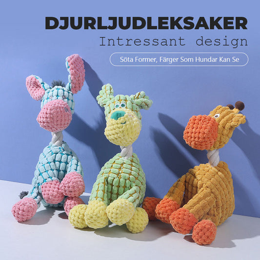 Djurljudleksaker - Söta Former, Färger Som Hundar Kan Se🐶🎶