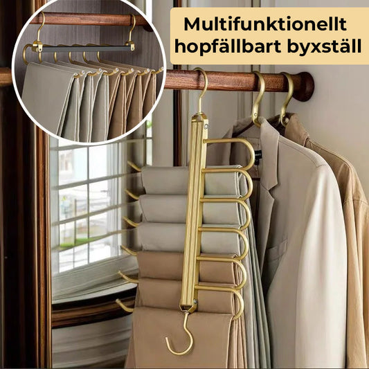 Multifunktionellt Hopfällbart Byxställ/Multifunctional Folding Pants Rack