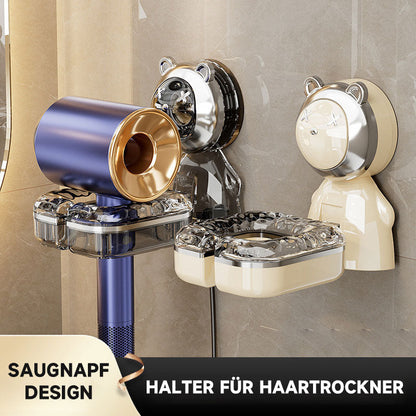 🛁 Stansfri sugkoppshållare för hårtork 🎉