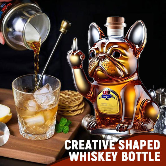 🥃Kreativt formad whiskyflask