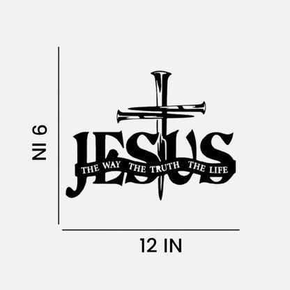 (🎁Sista dagen 49% rabatt)🔥Jesus & Cross Design Wall Art - ⌛Limiterad handgjord seri