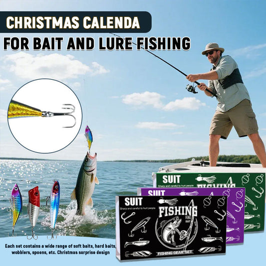 Julkalender för bete och dragfiske, presentask 🎣🎄