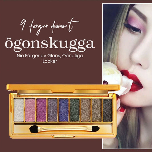 ✨ Niofärgad Diamantögonskugga ✨