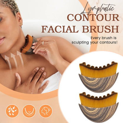 💆♀️ Lymphatic contour facial brush | Each brush shapes your contou