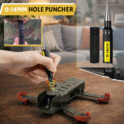 🛠️ 0-14mm Hole Puncher(Can be used for self-defense)