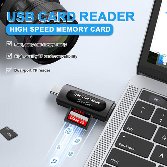 USB-kortläsare Höghastighetsminneskort