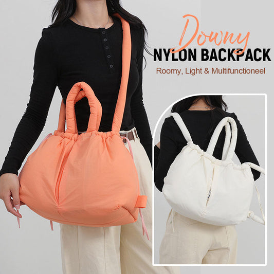 Dunsäck Nylon Dragsko Ryggsäck