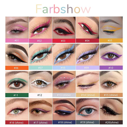 🔥🔥🔥🔥20 PCS färgade eyelinerpennor
