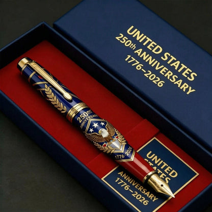 🎁Perfect For Any Patriot   — USA 250th Anniversary   Notebook & Pen Set, 1776–   2026 Patriotic Gift