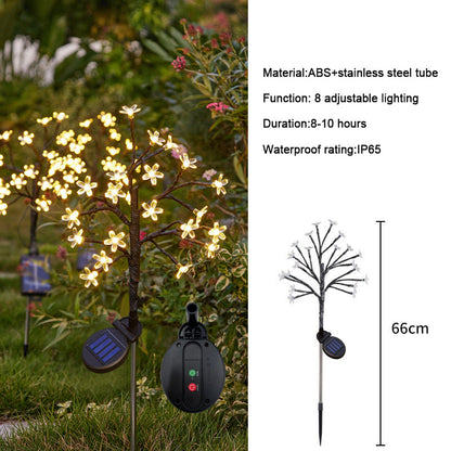 ✨Utomhus Vattentät Cherry Blossom Multicolour Solar Garden Lights🎉