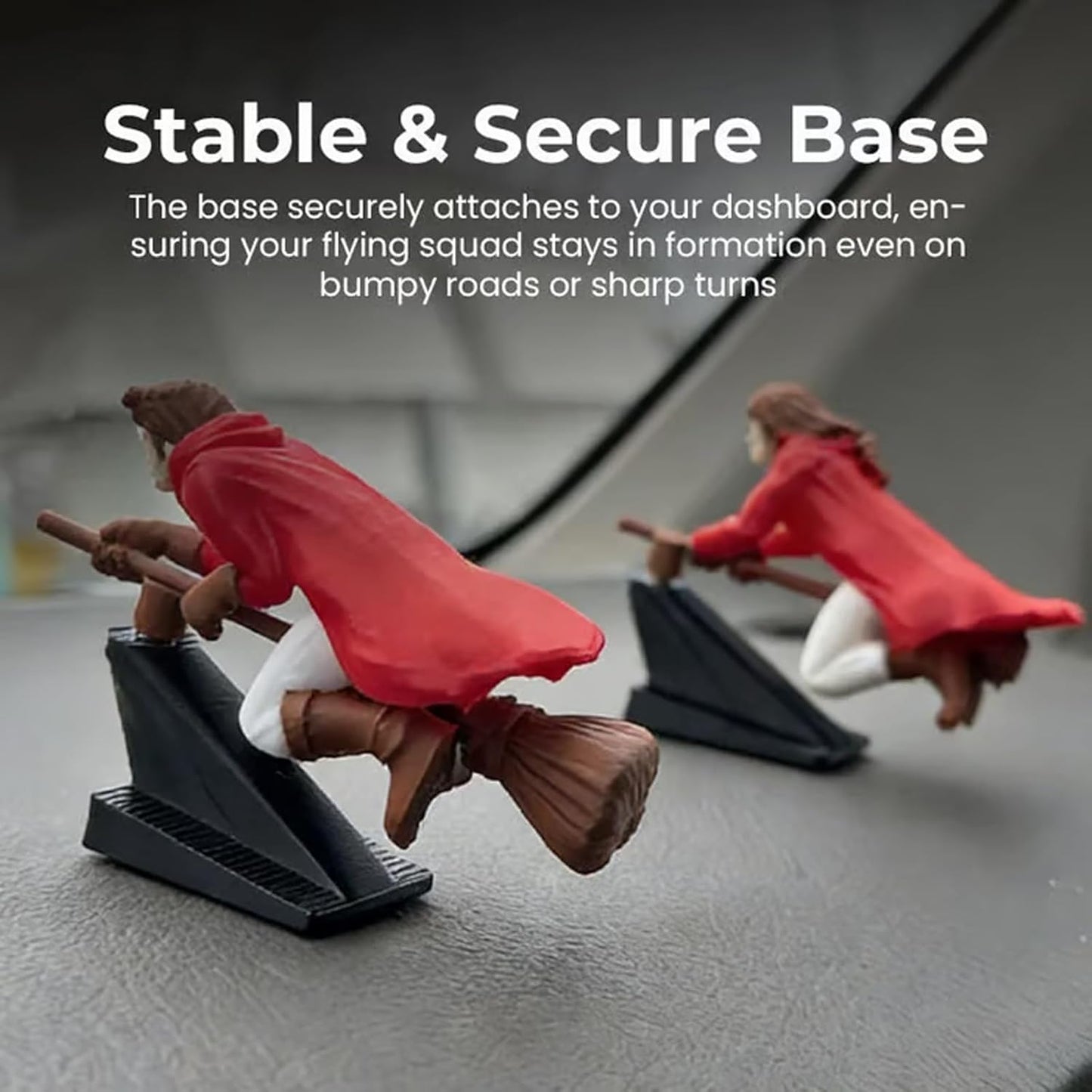 🚗Fantasy car decoration - 🧙‍♀️Hexen and wizard broomstick dashboard drift ornaments✨