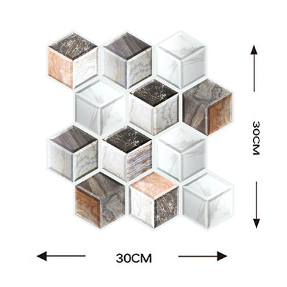 10Pcs 3D Peel and Stick väggplattor