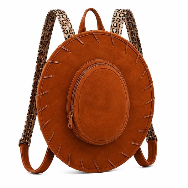 🔥🤠Backpack designed to look like a Western cowgirl hat👜