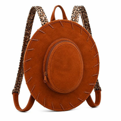 🔥🤠Backpack designed to look like a Western cowgirl hat👜