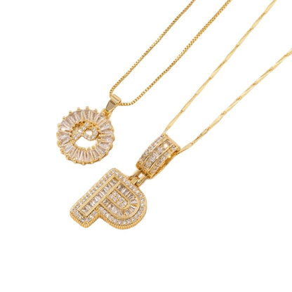 ⭐50% RABATT⭐Alfabetet Hängsmycke Halsband Set