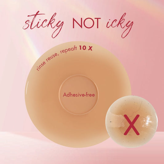 🎁💖Sömlösa, mjuka självhäftande bröstvårtsskydd