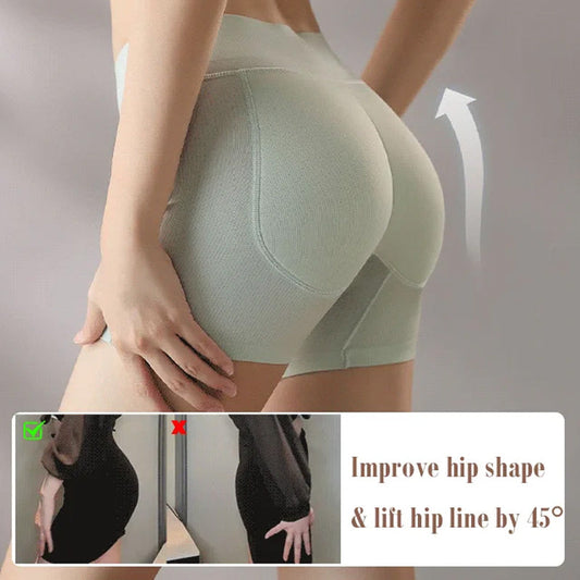 ✨Nyårsförsäljning - Latex Fake Buttocks Square Angle Lingerie