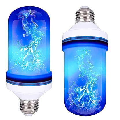 LED-lampa med flameffekt - med gravitationsavkännande effekt