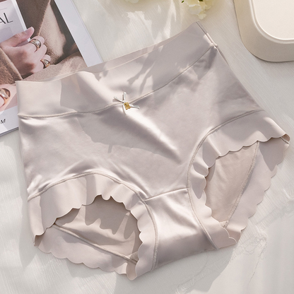 ( 🎁 2025 Nyår varm försäljning 70% rabatt🎁) Pay1 Get 2 (3pack) Premium Satin Antibakteriell Ice Silk Fuktabsorberande trosor