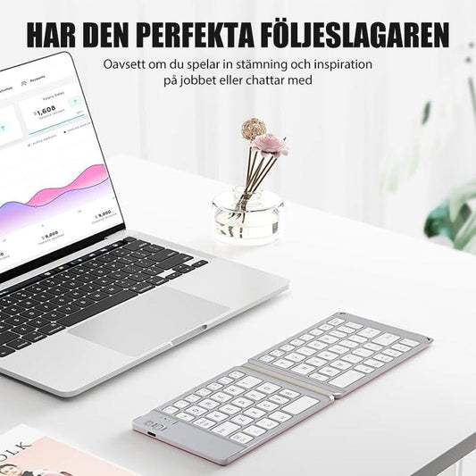 Hopfällbart Bärbart Bluetooth-Tangentbord