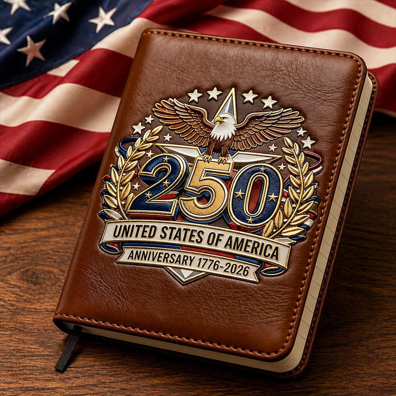 🎁Perfect For Any Patriot   — USA 250th Anniversary   Notebook & Pen Set, 1776–   2026 Patriotic Gift