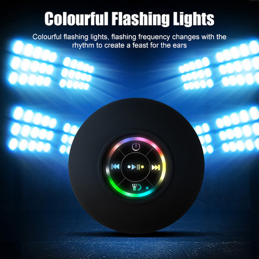 Stor Sugkopp LED-Ljus Vattentät Bluetooth-Högtalare/Large Suction Cup LED Light Waterproof Bluetooth Speaker