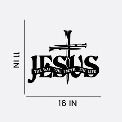(🎁Sista dagen 49% rabatt)🔥Jesus & Cross Design Wall Art - ⌛Limiterad handgjord seri