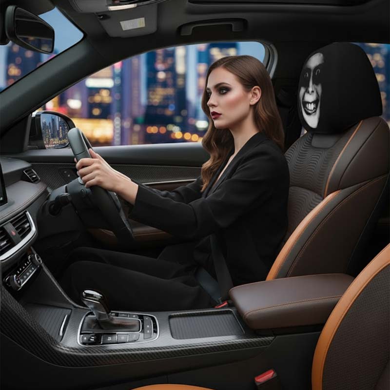 Halloween Universal Car Headrest Cover (Four Seasons)