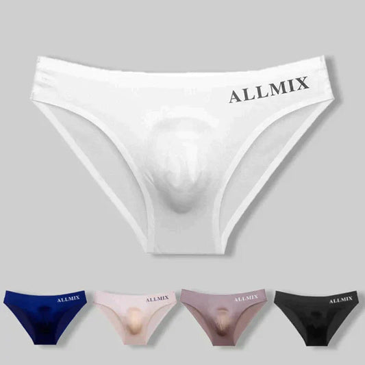 Betala 1 Få 2 gratis (3 st) 💥Sexiga semitransparenta andningsbara bekväma 3D-is-silketrosor
