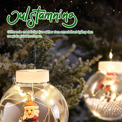 LED Julönskebollar Gardinslinga ✨🎅