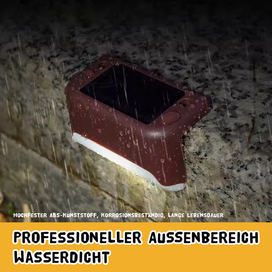 Solcellslampa för trappsteg/Solcellslampa för trädgård