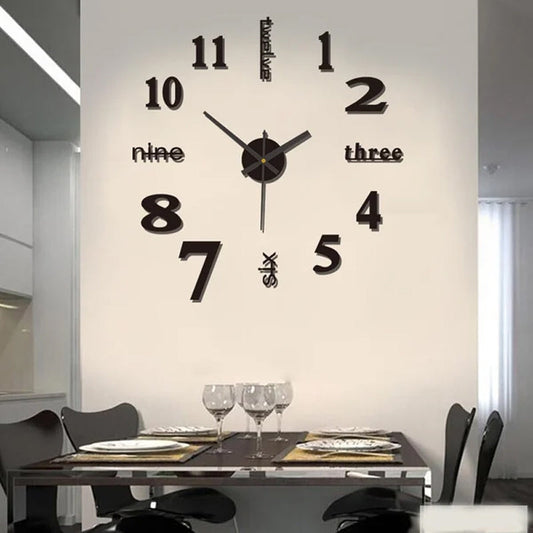 ⏰3D väggdekaler, dekorativa klockor/3D väggdekaler, dekorativa klockor