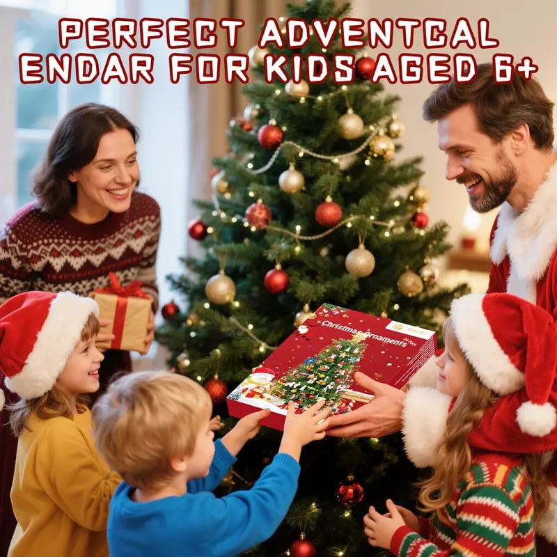 ⏳ Last Day 49% OFF – 🎄24-Day Christmas Surprise Countdown Calendar | 24 Daily Compartments with Surprise Toys for a Fun Screen-Free Holiday Tradition 🎁✨